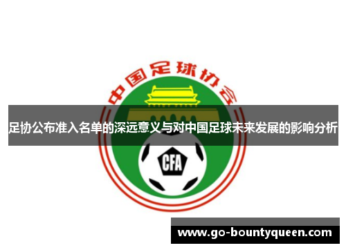 足协公布准入名单的深远意义与对中国足球未来发展的影响分析